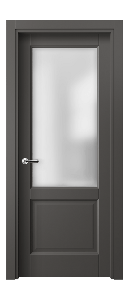 Дверь межкомнатная Galant 1422 ПЭТ графитовый Сатинированное стекло Гладкий наличник ПЭГФ Цена 29650 ₽ Наличники уже входят в базовый комплект. Фабрика дверей Волховец 8 (800) 551 43 19 Межкомнатная дверь Galant 1422 ПЭТ графитовый Сатинированное стекло Цена 29650 ₽ | Volhovec
