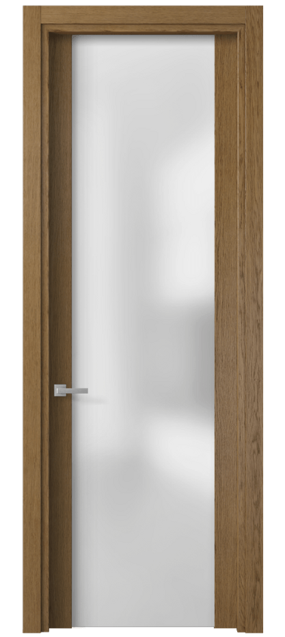 Межкомнатная дверь Planum 4114 Дуб янтарный Сатинированное стекло Цена 83270 ₽ | Volhovec