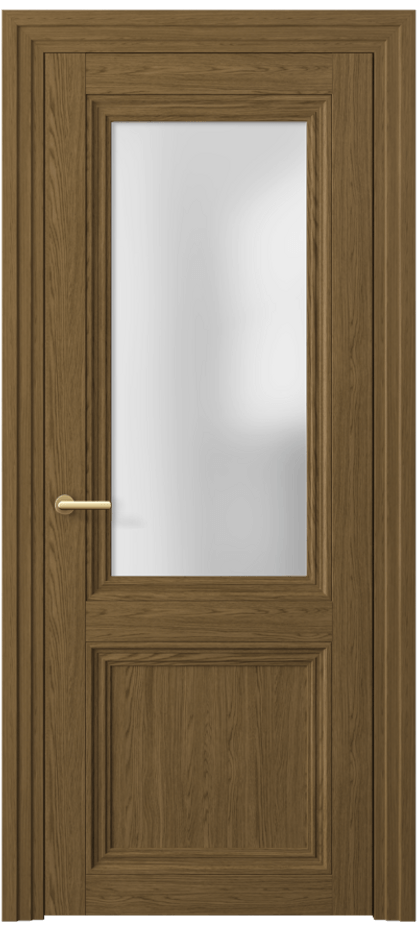 Межкомнатная дверь Centro 2524 Торфяной дуб Сатинированное стекло Цена 52690 ₽ | Volhovec