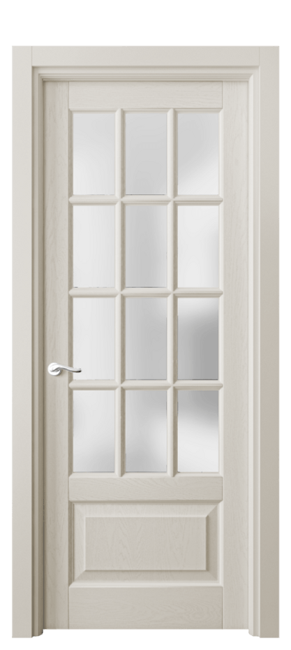 Межкомнатная дверь Лигнум 0728 Дуб облачный серый Сатинированное стекло Цена 188760 ₽ | Volhovec