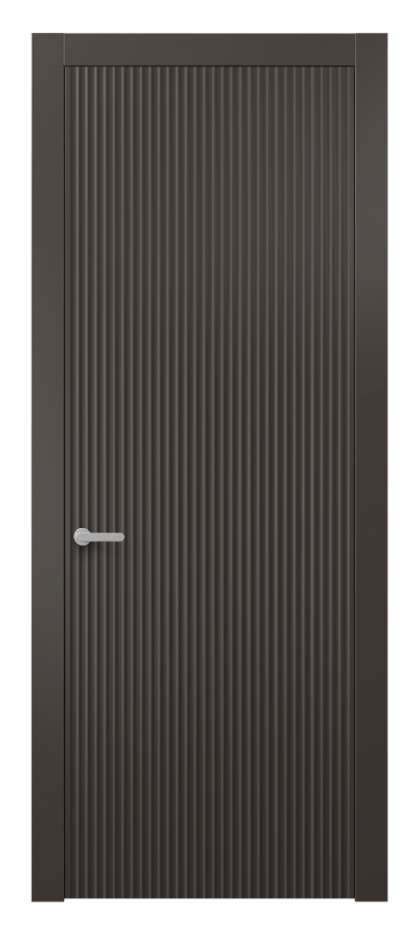 Дверь межкомнатная Alba АКП 8641 Матовый антрацит Гладкий компланарный наличник МАН Цена 2100 AZE Наличники уже входят в базовый комплект. Фабрика дверей Волховец 8 (800) 551 43 19 Межкомнатная дверь Alba АКП 8641 Матовый антрацит Цена 2100 AZE | Volhovec