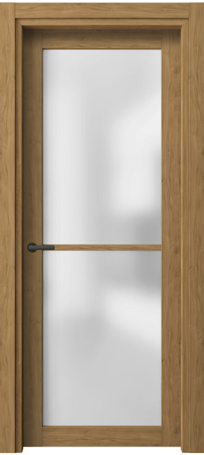 Межкомнатная дверь Нео 2108 Грецкий орех Сатинированное стекло Цена 35780 ₽ | Volhovec