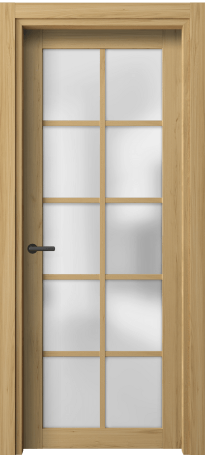 Межкомнатная дверь Neo 2106 Солнечный вяз Сатинированное стекло Цена 34050 ₽ | Volhovec