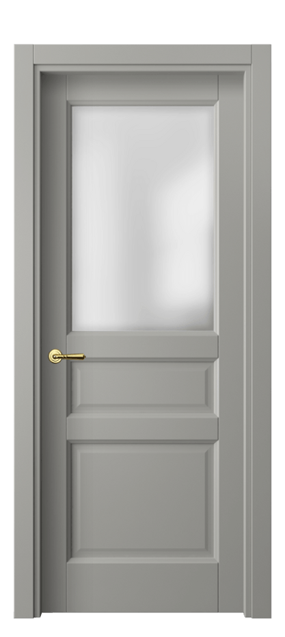 Межкомнатная дверь Галант 1432 Матовый нейтральный серый Сатинированное стекло Цена 51930 ₽ | Volhovec