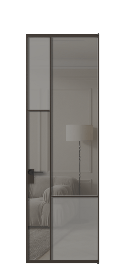 Дверь межкомнатная Mosaic АЛПЛ041.13 Алюминий антрацит Сатинированное серое стекло, триплекс, 6 мм + Прозрачное серое стекло, триплекс, 6 мм Без короба ААН Цена 171920 Стоимость комплекта двери включает:
1. Полотно (600/650/700/750/800/850/900/950*2000-2400 мм).
2. Короб
3. Комплект фурнитуры (2 торцевые петли и магнитный замок с ответной планкой). Фабрика дверей Волховец 8 (800) 551 43 19 Межкомнатная дверь Mosaic АЛПЛ041.13 Алюминий антрацит Сатинированное серое стекло, триплекс, 6 мм + Прозрачное серое стекло, триплекс, 6 мм Цена 171920 ₽ | Volhovec