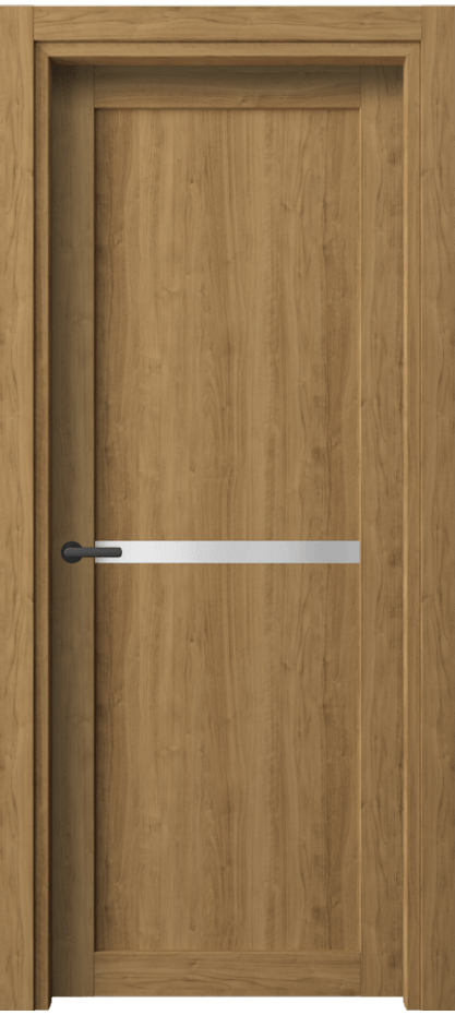 Межкомнатная дверь Нео 2112 Грецкий орех Сатинированное стекло Цена 34530 ₽ | Volhovec