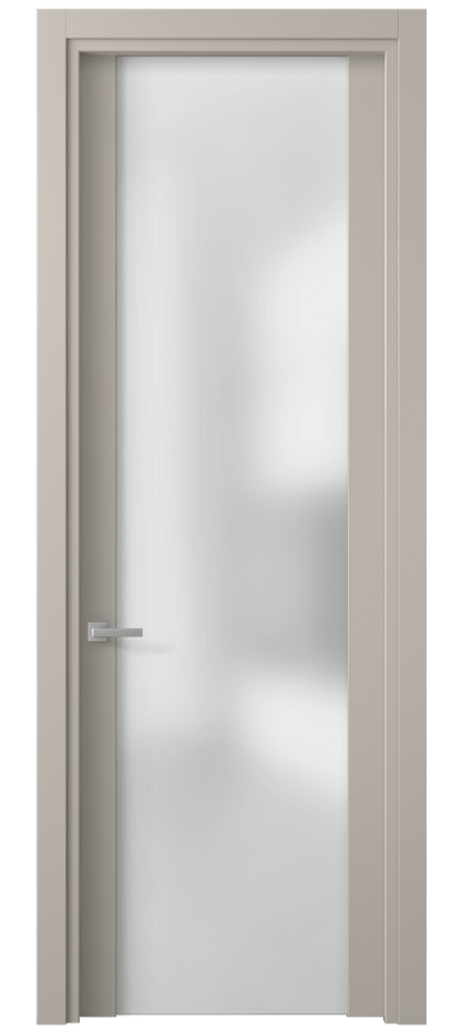 Дверь межкомнатная Планум 4114 Матовый светло-бежевый Сатинированное стекло Гладкий наличник МСБЖ Цена 58140 ₽ Наличники уже входят в базовый комплект. Фабрика дверей Волховец 8 (800) 551 43 19 Межкомнатная дверь Планум 4114 Матовый светло-бежевый Сатинированное стекло Цена 58140 ₽ | Volhovec