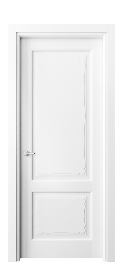 Межкомнатная дверь Тоскана Элегантэ 6323 Матовый белоснежный  Цена 120480 ₽ | Volhovec