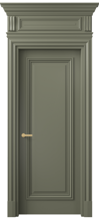 Межкомнатная дверь Антик 7301 Матовый оливковый тёмный Цена 196931  | Volhovec
