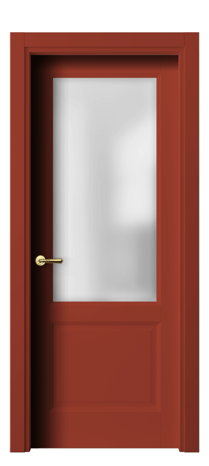 Межкомнатная дверь Galant 1422 Матовый белоснежный Сатинированное стекло Цена 70510 ₽ | Volhovec