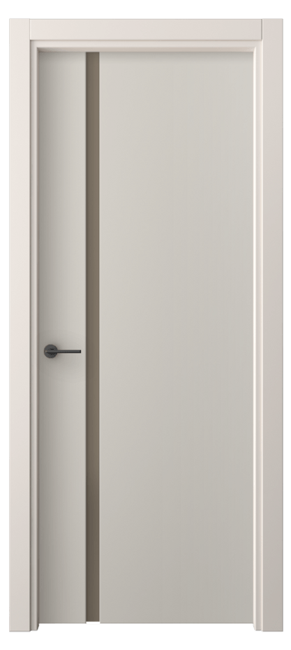 Межкомнатная дверь Freedom 4222 ПЭТ светло-серый Сатинированное бронзовое стекло, триплекс Цена 39710 ₽ | Volhovec