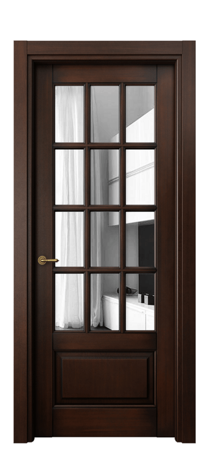 Межкомнатная дверь Toscana Grigliato 6313 Бук тёмный с патиной Двустороннее зеркало, триплекс Цена 6680 AZE | Volhovec