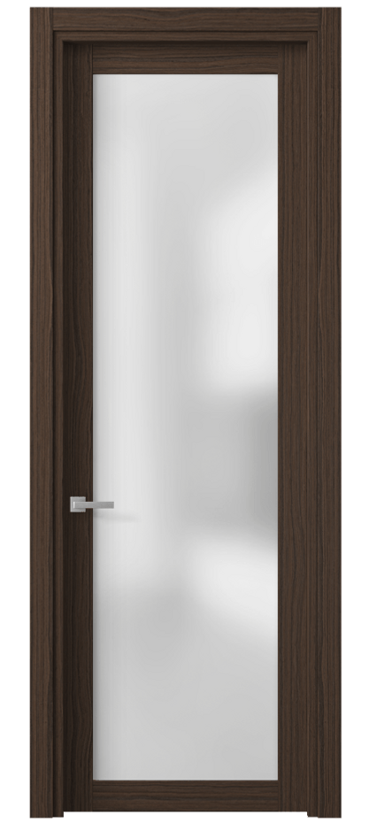 Межкомнатная дверь Планум 2102 Экзотик трюфельный матовый Сатинированное стекло Цена 77520 ₽ | Volhovec