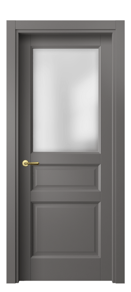Межкомнатная дверь Galant 1432 Матовый классический серый Сатинированное стекло Цена 46111 ₽ | Volhovec