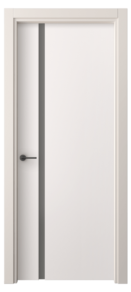 Межкомнатная дверь Freedom 4222 ПЭТ кремово-серый Сатинированное серое стекло, триплекс Цена 39710 ₽ | Volhovec