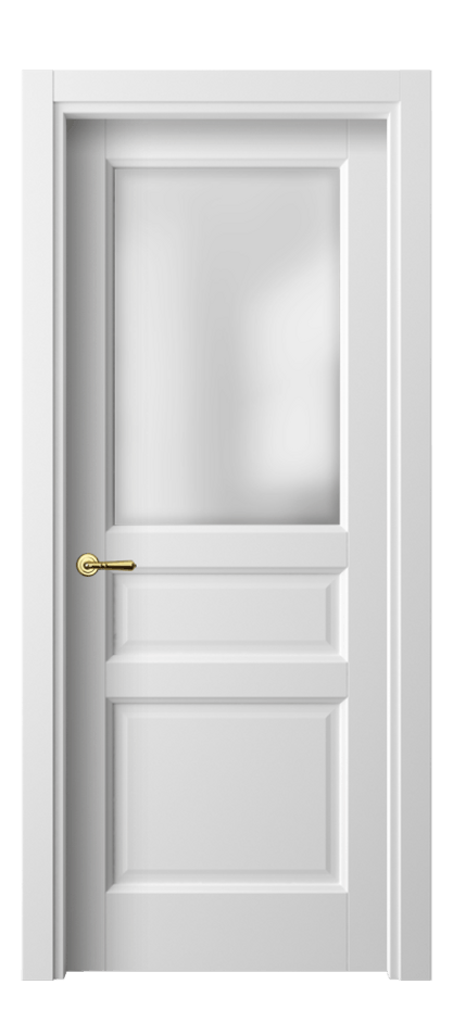 Межкомнатная дверь Galant 1432 Белый шёлк Сатинированное стекло Цена 30090 ₽ | Volhovec