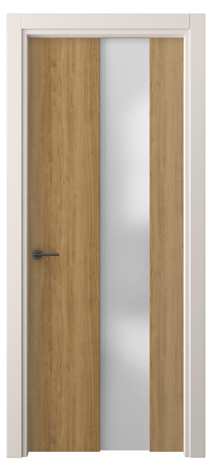 Межкомнатная дверь Freedom 4226 Грецкий орех Сатинированное стекло Цена 42130 ₽ | Volhovec