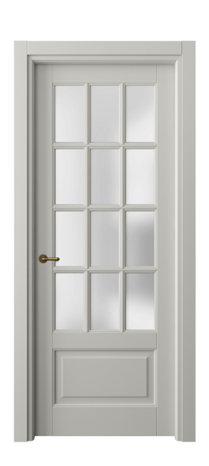 Дверь межкомнатная Тоскана Грильято 6313 Матовый тёплый серый Сатинированное стекло Гладкий наличник МТСР Цена 134280 ₽ Наличники уже входят в базовый комплект. Фабрика дверей Волховец 8 (800) 551 43 19 Межкомнатная дверь Тоскана Грильято 6313 Матовый тёплый серый Сатинированное стекло Цена 134280 ₽ | Volhovec