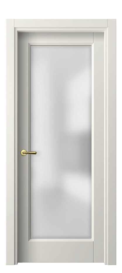 Межкомнатная дверь Галант 1402 Матовый жемчужный Сатинированное стекло Цена 62880 ₽ | Volhovec
