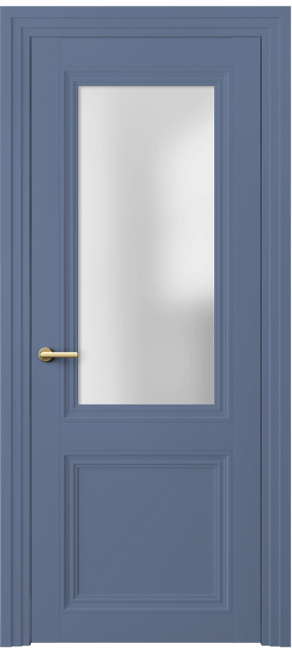 Межкомнатная дверь Centro 2524 Матовый белоснежный Сатинированное стекло Цена 80170 ₽ | Volhovec