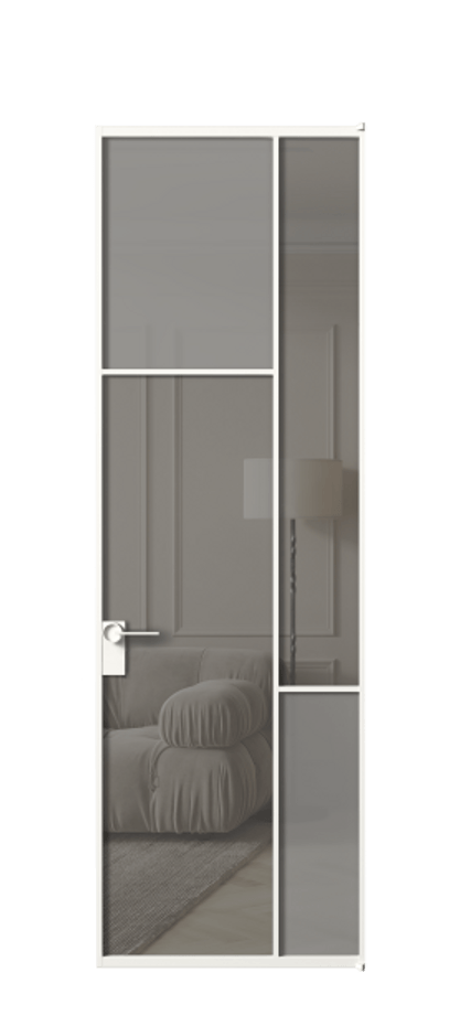 Дверь межкомнатная Мозаик АЛПЛ041.10 Алюминий Белый Сатинированное серое стекло, триплекс, 6 мм + Прозрачное серое стекло, триплекс Без короба бел Цена 192080 Стоимость комплекта двери включает:
1. Полотно (600/650/700/750/800/850/900/950*2000-2400 мм).
2. Короб
3. Комплект фурнитуры (2 торцевые петли и магнитный замок с ответной планкой). Фабрика дверей Волховец 8 (800) 551 43 19 Межкомнатная дверь Мозаик АЛПЛ041.10 Алюминий Белый Сатинированное серое стекло, триплекс, 6 мм + Прозрачное серое стекло, триплекс Цена 192080 ₽ | Volhovec