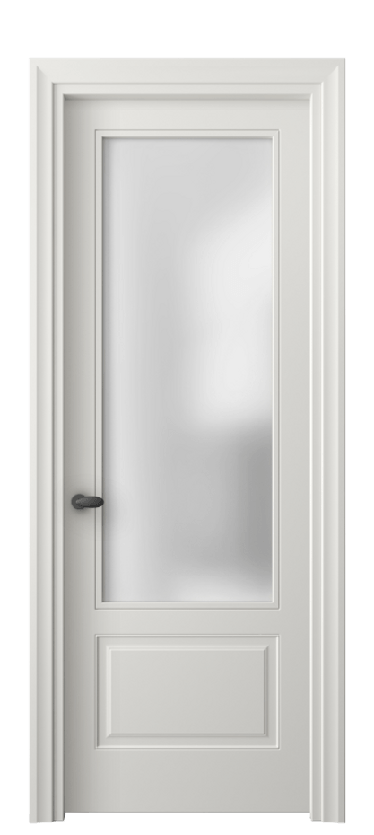 Межкомнатная дверь Esse 8542 Матовый серый Сатинированное стекло Цена 65710 ₽ | Volhovec