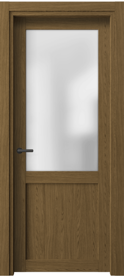 Межкомнатная дверь Нео 2122 Торфяной дуб Сатинированное стекло Цена 33300 ₽ | Volhovec