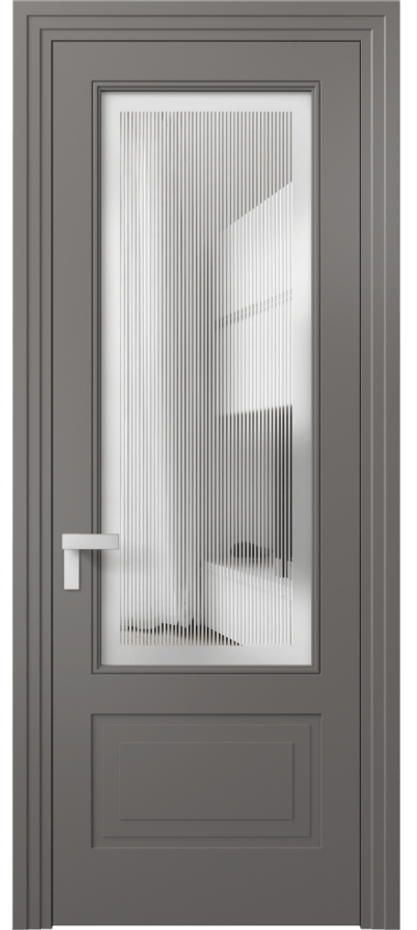 Дверь межкомнатная Rocca 8342 Матовый классический серый Сатинированное с гравировкой "Каннелюры", триплекс Каскадный компланарный наличник МКЛС Цена 95590 ₽ Наличники уже входят в базовый комплект. Фабрика дверей Волховец 8 (800) 551 43 19 Межкомнатная дверь Rocca 8342 Матовый классический серый Сатинированное с гравировкой "Каннелюры", триплекс Цена 95590 ₽ | Volhovec