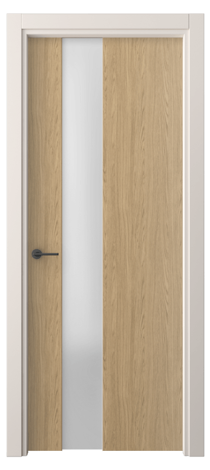 Межкомнатная дверь Freedom 4224 Жемчужный дуб Сатинированное стекло Цена 42130 ₽ | Volhovec