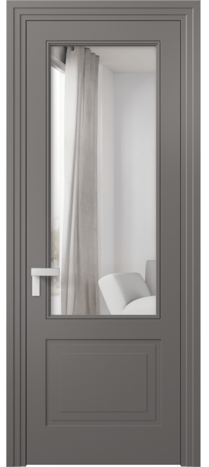 Дверь межкомнатная Rocca 8352 Матовый классический серый Двустороннее зеркало, триплекс Каскадный компланарный наличник МКЛС Цена 87890 ₽ Наличники уже входят в базовый комплект. Фабрика дверей Волховец 8 (800) 551 43 19 Межкомнатная дверь Rocca 8352 Матовый классический серый Двустороннее зеркало, триплекс Цена 87890 ₽ | Volhovec