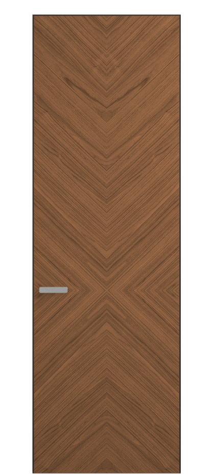 Дверь межкомнатная Rift 0205 Орех умбра матовый рифт  Скрытый короб Черный Цена 98000 ₽ Наличники уже входят в базовый комплект. Фабрика дверей Волховец 8 (800) 551 43 19 Межкомнатная дверь Rift 0205 Орех умбра матовый рифт  Цена 98000 ₽ | Volhovec