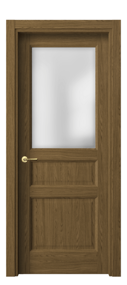 Межкомнатная дверь Галант 1432 Торфяной дуб Сатинированное стекло Цена 36450 ₽ | Volhovec