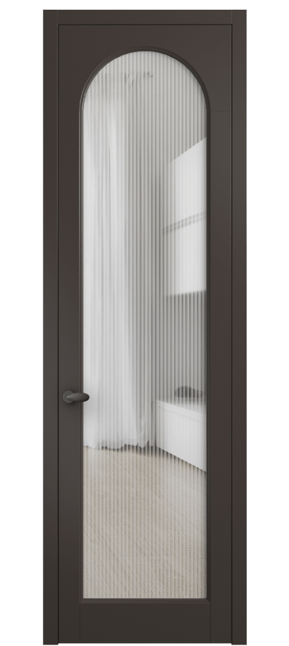 Дверь межкомнатная Palazzo 6804 Матовый антрацит Рифлёное стекло "Moru", триплекс 0536 МАН Цена 109090 ₽ Наличники уже входят в базовый комплект. Фабрика дверей Волховец 8 (800) 551 43 19 Межкомнатная дверь Palazzo 6804 Матовый антрацит Рифлёное стекло "Moru", триплекс Цена 109090 ₽ | Volhovec