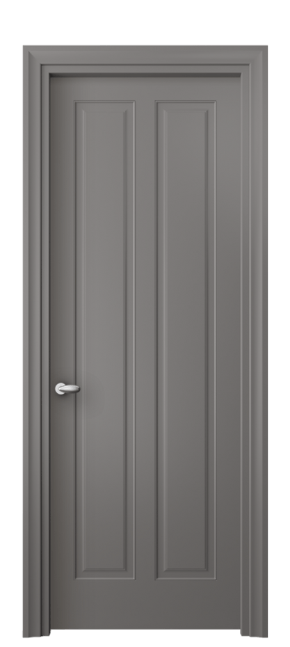 Дверь межкомнатная Esse 8511 Матовый классический серый Фигурный универсальный наличник МКЛС Цена 58300 ₽ Наличники уже входят в базовый комплект. Фабрика дверей Волховец 8 (800) 551 43 19 Межкомнатная дверь Esse 8511 Матовый классический серый Цена 58300 ₽ | Volhovec