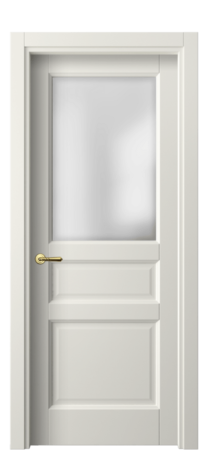 Межкомнатная дверь Галант 1432 Матовый жемчужный Сатинированное стекло Цена 51930 ₽ | Volhovec