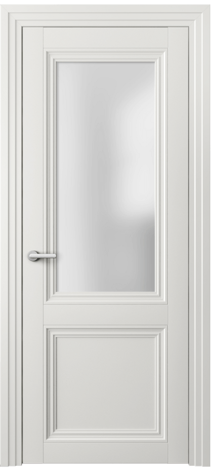 Межкомнатная дверь Центро 2524 Матовый серый Сатинированное стекло Цена 74640 ₽ | Volhovec