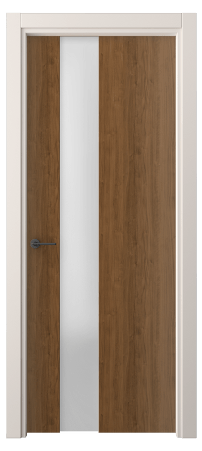 Межкомнатная дверь Freedom 4224 Лесной орех Сатинированное стекло Цена 42130 ₽ | Volhovec