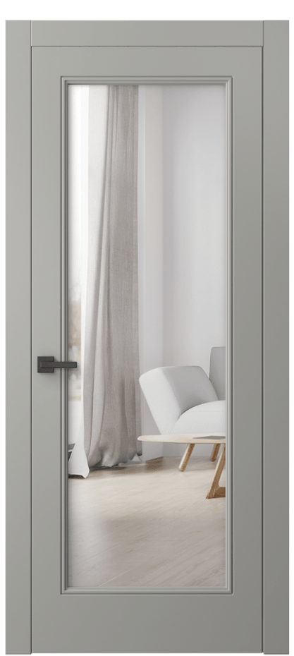 Дверь межкомнатная Linea 8300 Матовый нейтральный серый Двустороннее зеркало, триплекс Гладкий компланарный наличник МНСР* Цена 79530 ₽ Наличники уже входят в базовый комплект. Фабрика дверей Волховец 8 (800) 551 43 19 Межкомнатная дверь Linea 8300 Матовый нейтральный серый Двустороннее зеркало, триплекс Цена 79530 ₽ | Volhovec