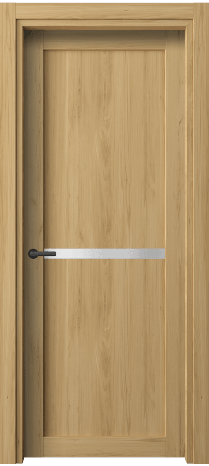 Межкомнатная дверь Нео 2112 Солнечный вяз Сатинированное стекло Цена 34530 ₽ | Volhovec