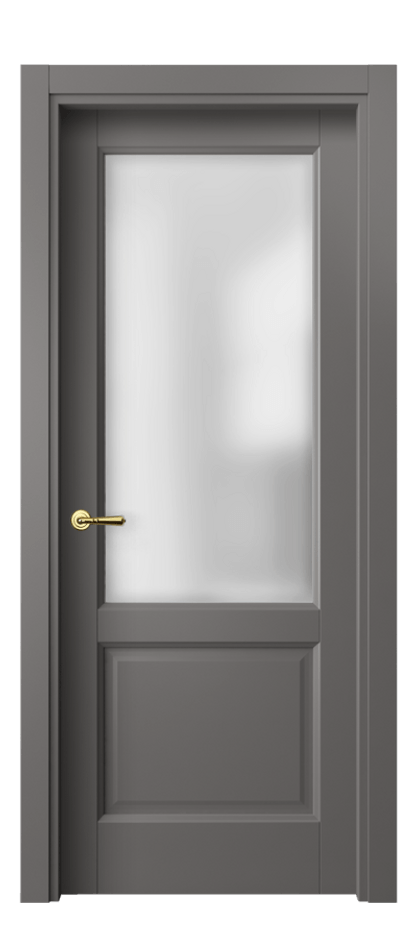 Межкомнатная дверь Галант 1422 Матовый классический серый Сатинированное стекло Цена 51930 ₽ | Volhovec