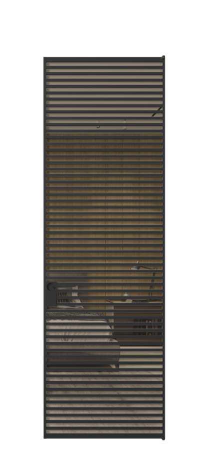 Алюминиевая дверь АЛПЛ040.07 Алюминий Черный Рефлективное бронзовое стекло "Stopsol", калёное. Без короба чер Цена 238690 Стоимость комплекта двери включает:
1. Полотно (600/650/700/750/800/850/900/950*2000-2400 мм).
2. Короб
3. Комплект фурнитуры (2 торцевые петли и магнитный замок с ответной планкой). Фабрика дверей Волховец 8 (800) 551 43 19 Алюминиевая дверь АЛПЛ040.07 Алюминий Черный Рефлективное бронзовое стекло "Stopsol", калёное Цена 238690 | Volhovec