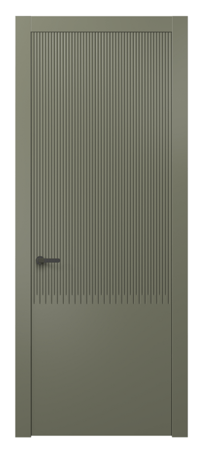 Межкомнатная дверь Dune АКП 8627 Матовый оливковый тёмный  Цена 55660 ₽ | Volhovec