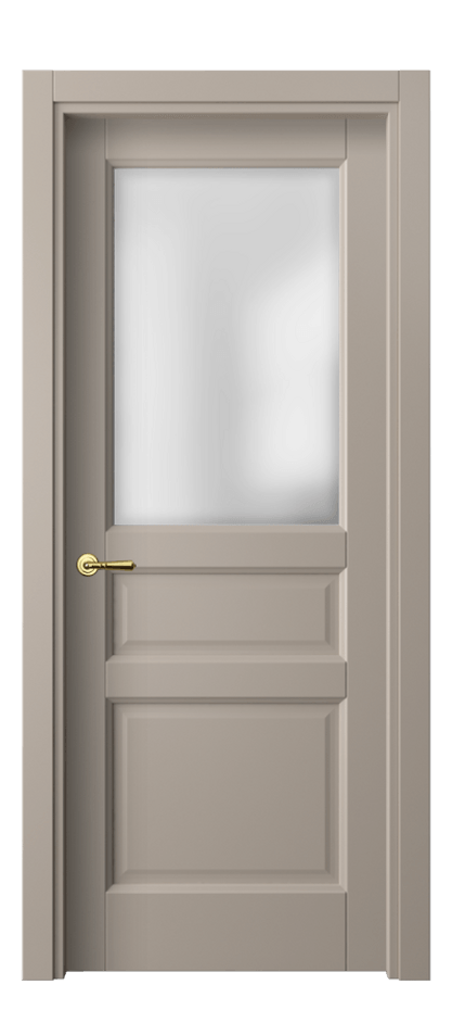Межкомнатная дверь Galant 1432 Матовый бисквитный Сатинированное стекло Цена 54120 ₽ | Volhovec
