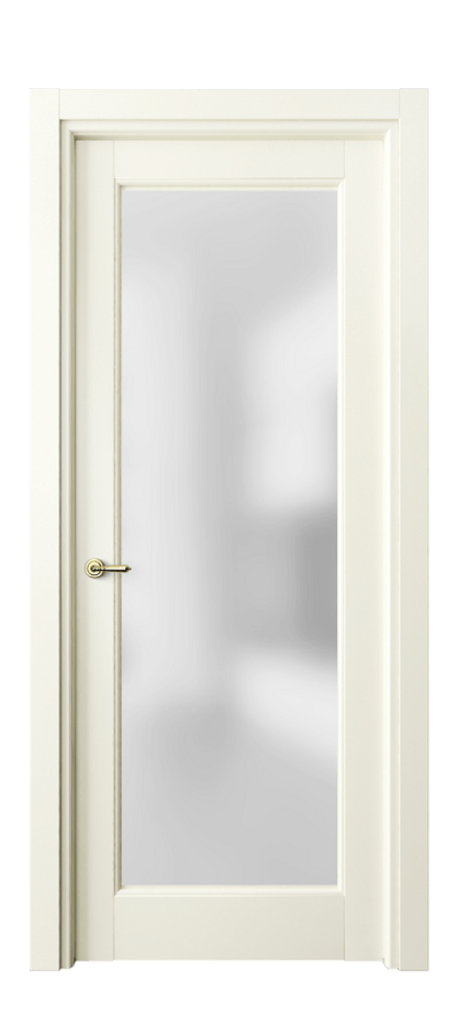 Межкомнатная дверь Тоскана Элегантэ 6300 Матовый молочно-белый Сатинированное стекло Цена 113520 ₽ | Volhovec