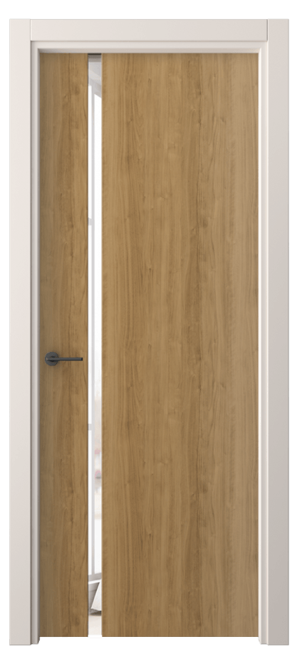 Межкомнатная дверь Freedom 4222 Грецкий орех Двустороннее зеркало, триплекс Цена 44330 ₽ | Volhovec