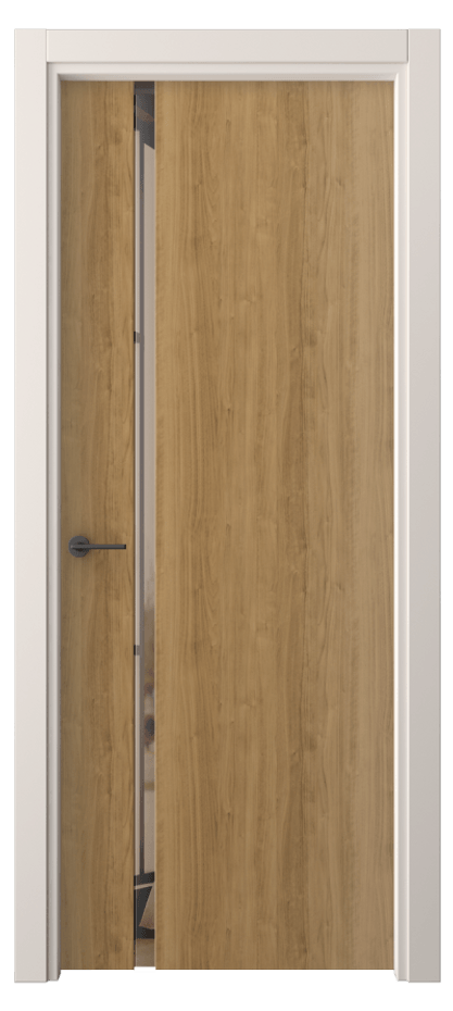 Межкомнатная дверь Freedom 4222 Грецкий орех Двустороннее бронзовое зеркало, триплекс Цена 44330 ₽ | Volhovec