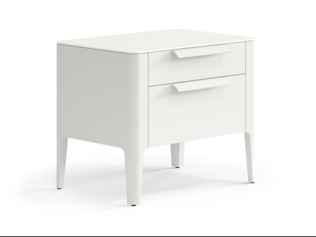 Мебель Тумба прикроватная Piega 2 ящика. Цвет Матовый тёплый серый. Материал Гладкая эмаль. Коллекция Тумба прикроватная Piega 2 ящика. Фото. Мебель Тумба прикроватная Piega 2 ящика. Цвет Матовый тёплый серый. Материал Гладкая эмаль. Коллекция Тумба прикроватная Piega 2 ящика. Картинка.