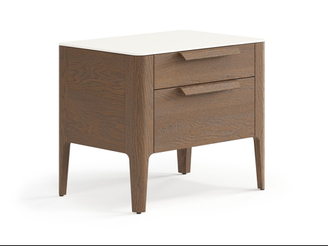 Мебель Тумба прикроватная Piega 2 ящика. Цвет Дуб туманный матовый. Материал Массив дуба матовый. Коллекция Тумба прикроватная Piega 2 ящика. Фото. Мебель Тумба прикроватная Piega 2 ящика. Цвет Дуб туманный матовый. Материал Массив дуба матовый. Коллекция Тумба прикроватная Piega 2 ящика. Картинка.