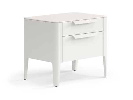 Мебель Тумба прикроватная Piega 2 ящика. Цвет Матовый тёплый серый. Материал Гладкая эмаль. Коллекция Тумба прикроватная Piega 2 ящика. Фото. Мебель Тумба прикроватная Piega 2 ящика. Цвет Матовый тёплый серый. Материал Гладкая эмаль. Коллекция Тумба прикроватная Piega 2 ящика. Картинка.