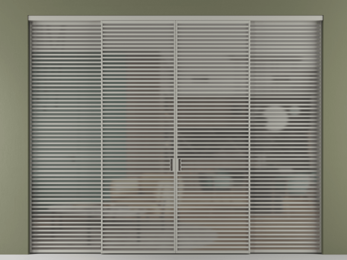 Перегородка Formato внутри проёма четырёхстворчатая АЛПР 040.07 Алюминий нейтральный серый Сатинированное серое стекло, триплекс. Цена 818290 ₽ 1. Полотно 4 шт. (800/2100 мм)
2. Комплект установки раздвижной системы
3. Базовый комплект фурнитуры
4.Ручка RONDO. Фабрика дверей Волховец 8 (800) 551 43 19 Перегородка Formato внутри проёма четырёхстворчатая АЛПР 040.07 Алюминий нейтральный серый Сатинированное серое стекло, триплекс Цена 818290 ₽ | Volhovec